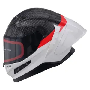 CASCO R7 STRYKER NEGRO BLANCO ROJO