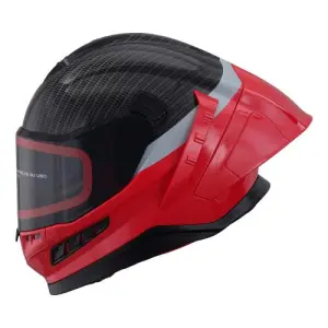 CASCO R7 STRYKER NEGRO/ROJO