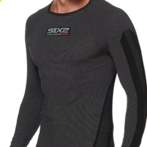 SIX2 modelo ts2 v1 manga larga NGO GRIS FIBRA DE CARBONO