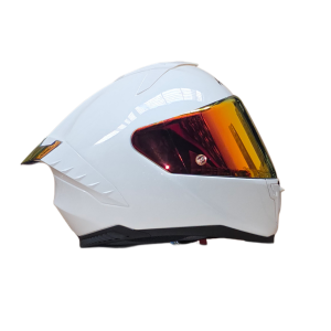 CASCO ASTRO ALFA S FIBRA DE VIDRIO BCO NARANJA