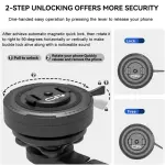 SOPORTE PARA CELULAR GR XPLORE GR-MT9 PARA ESPEJO CON MODULO ANTI-VIBRACIÓN