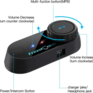 INTERCOMUNICADOR T-COM VB V6 PRO Comunicación con 6 pilotos
